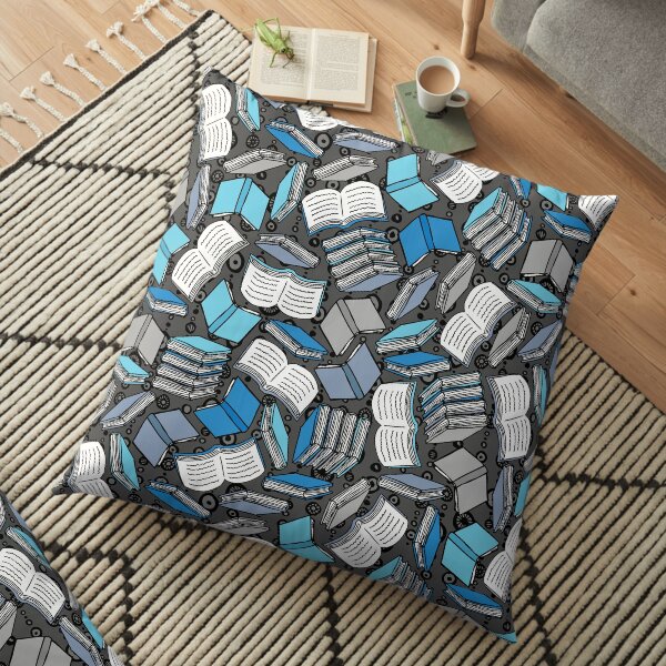 So Many Books... Floor Pillow