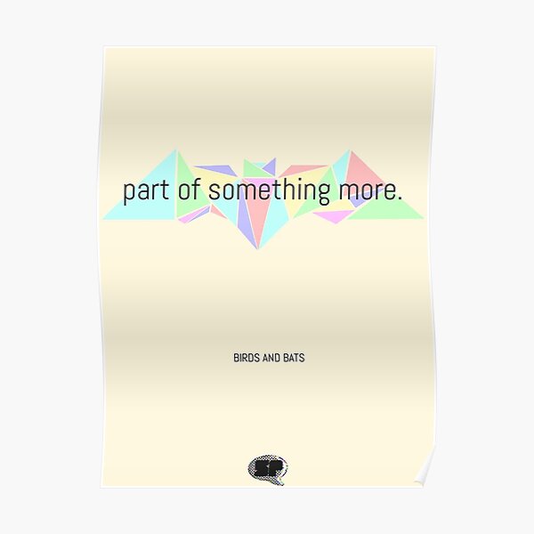 Poster for Birds and Bats Poster