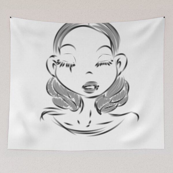 Item preview, Doodle - portrait designed and sold by Chino20.