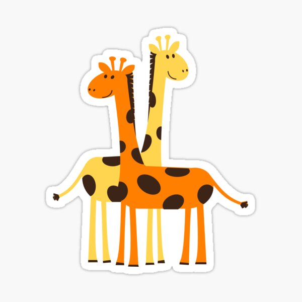 Giraffen Sticker