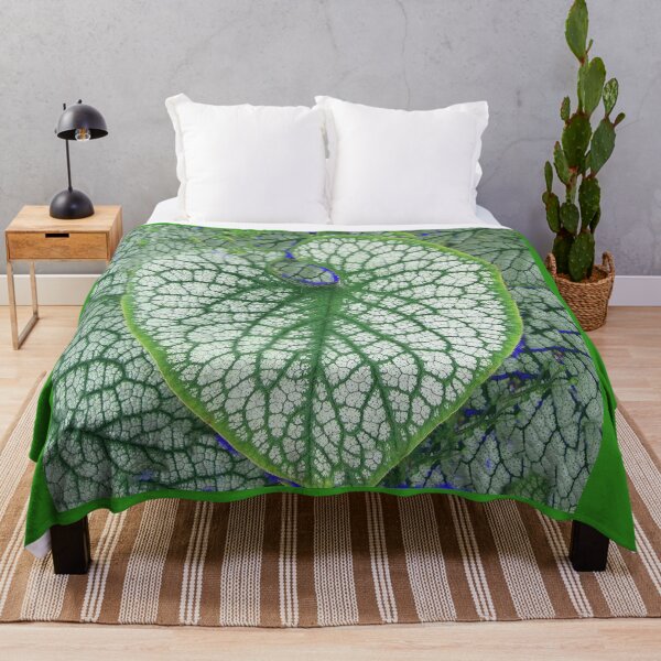Item preview, AWESOME GREEN-WHITE GARDEN NATURE LEAF PATTERN designed and sold by sharlesart.