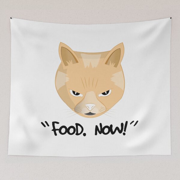 Item preview, Food. Now. Angry cat designed and sold by Kam-designs.