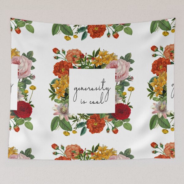 Item preview, Flower Frame, Generosity Is Cool designed and sold by MaplewoodMerch.