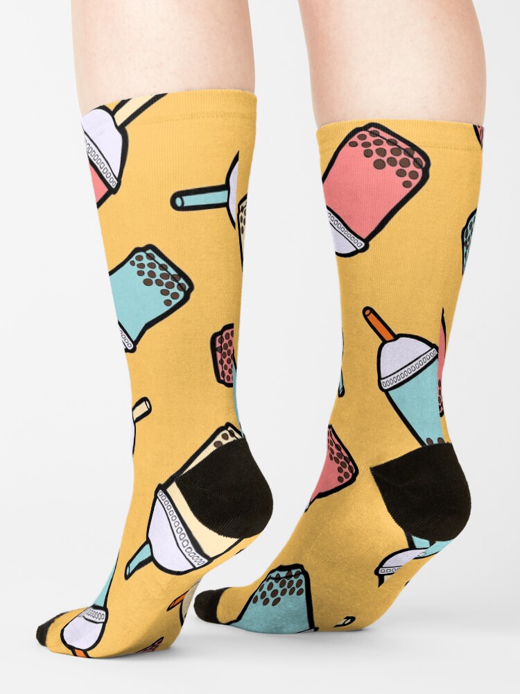Alternate view of Bubble Tea Pattern Socks
