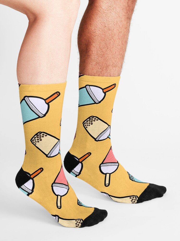 Alternate view of Bubble Tea Pattern Socks