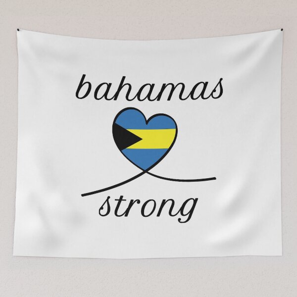 Item preview, Bahamas Strong Bahamian Flag - Dorian Hurricane - Support Bahamas designed and sold by MagicBoutique.