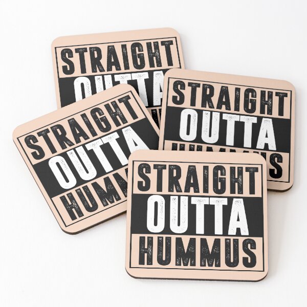 Item preview, Straight Outta Hummus Funny Tee design designed and sold by trueblue0036.