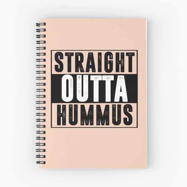 Item preview, Straight Outta Hummus Funny Tee design designed and sold by trueblue0036.