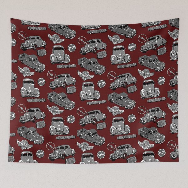 Item preview, Automobiles Americana (Claret)  designed and sold by MaGJiC Art.