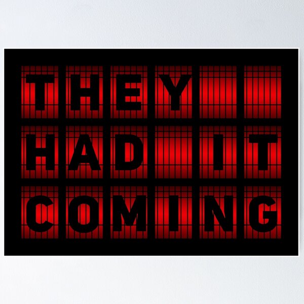 Item preview, They Had It Coming designed and sold by byebyesally.