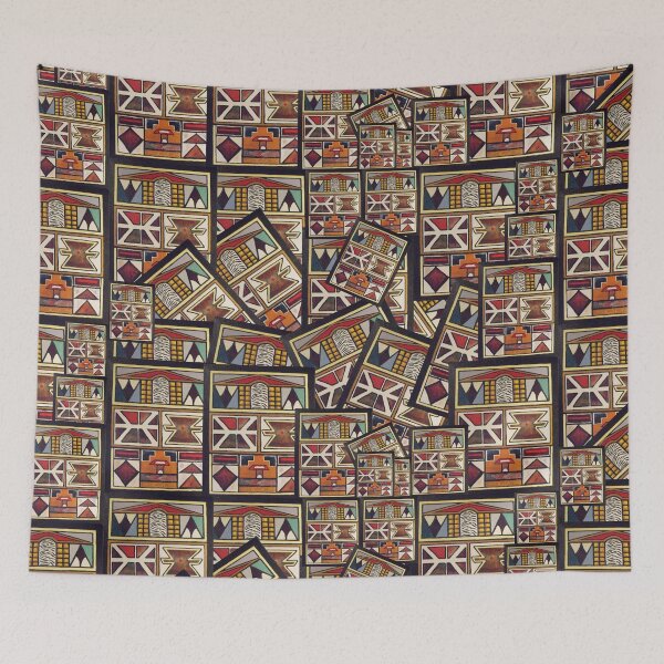 Item preview, African abstract designed and sold by John Stuart Webbstock.