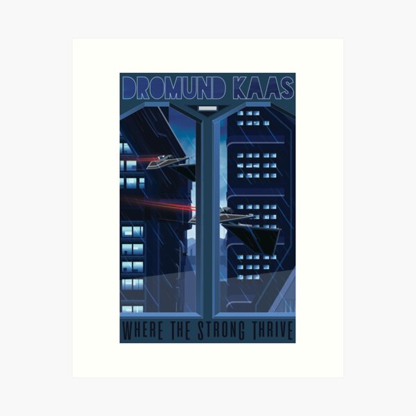 Vista previa del artículo con la obra «Viajes: Dromund Kaas (inglés)», diseñado y vendido por plumblood.
