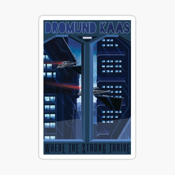 Vista previa del artículo con la obra «Viajes: Dromund Kaas (inglés)», diseñado y vendido por plumblood.