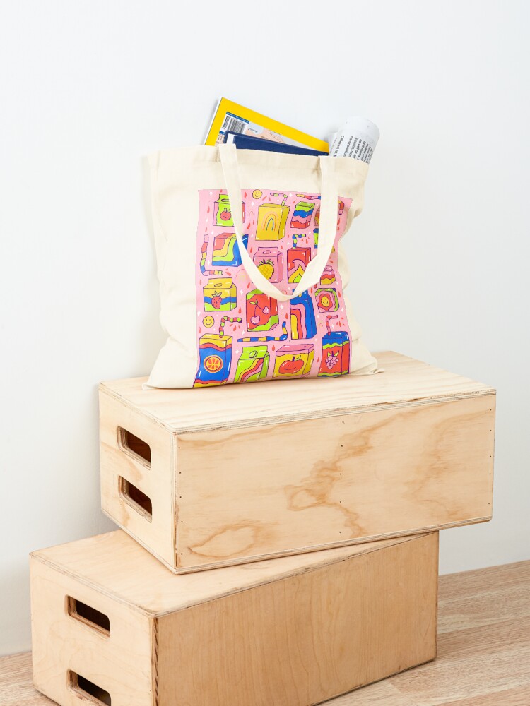 Alternate view of Juice Box Print Tote Bag