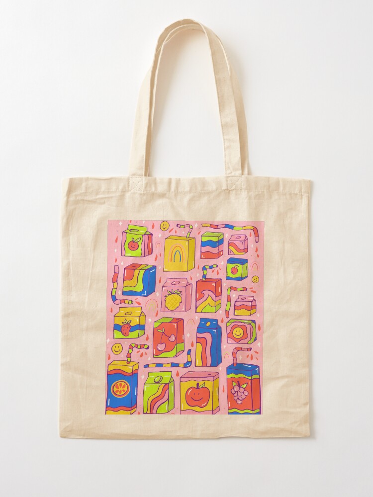 Alternate view of Juice Box Print Tote Bag