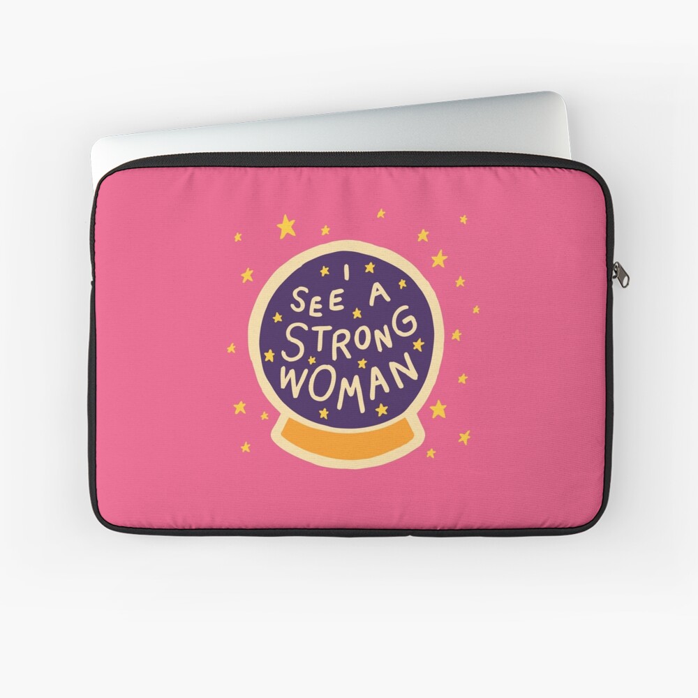 I see a strong woman Laptop Sleeve