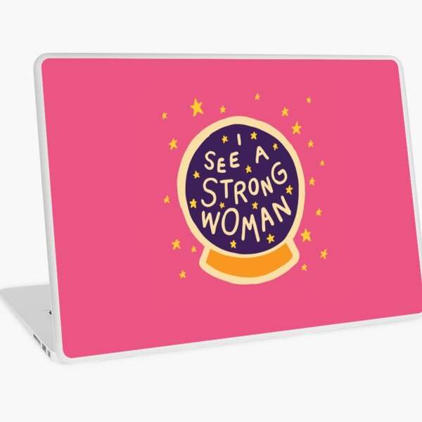 I see a strong woman Laptop Skin