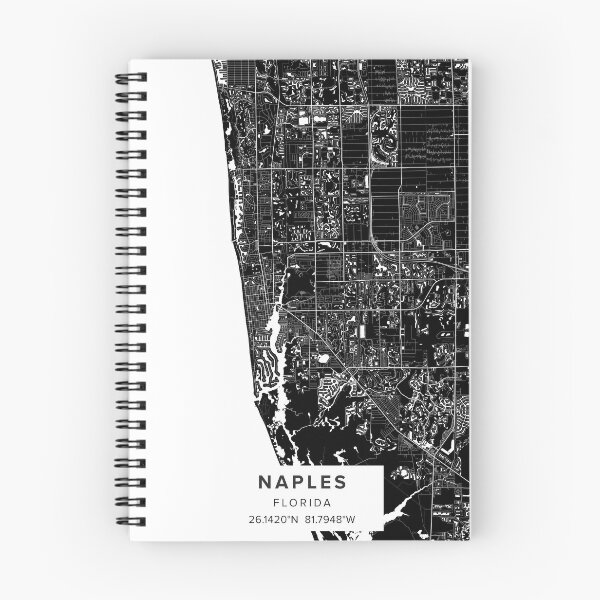 Item preview, Naples Florida Map designed and sold by Kara515.