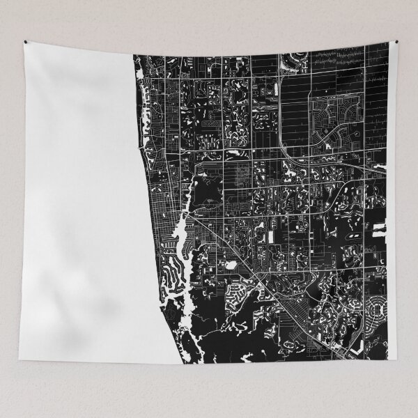 Item preview, Naples Florida Map designed and sold by Kara515.