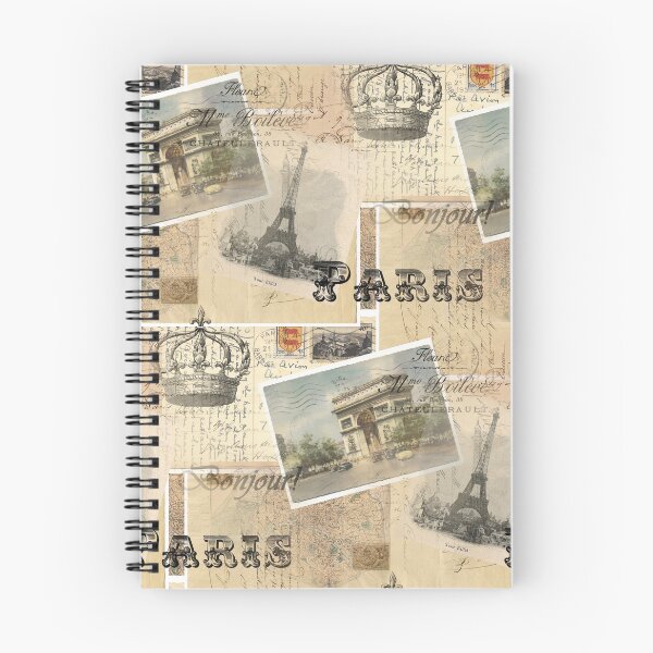 Item preview, French Postcard Paris Collage designed and sold by 13Moons.