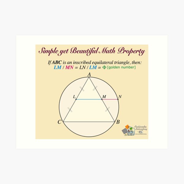 Golden Geometry Art Print