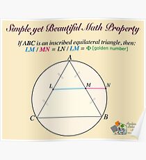 Golden Geometry Poster