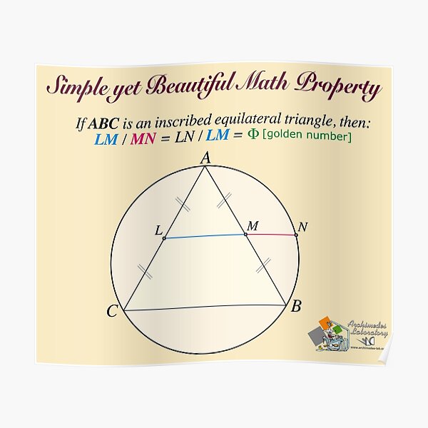 Golden Geometry Poster
