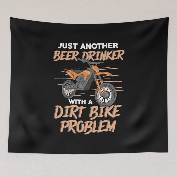 Item preview, Dirt Bike Racing design for a Beer Lover designed and sold by biNutz.