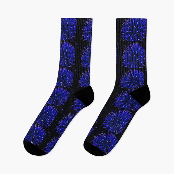 Item preview, Blue Firework Burst en negro. designed and sold by IaroslavB.