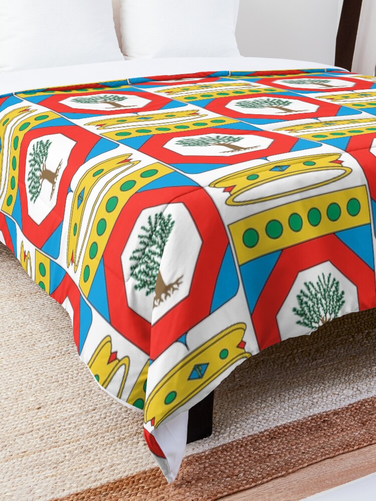 Alternate view of Coat of Arms of Apulia, Italy Comforter