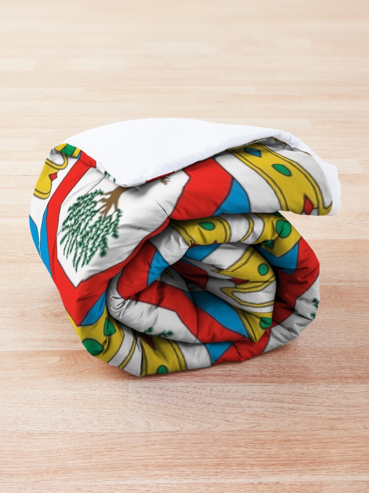 Alternate view of Coat of Arms of Apulia, Italy Comforter