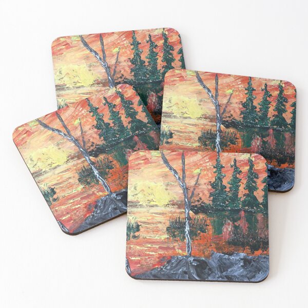 Item preview, Sunset on shallow bay designed and sold by stalkingheron.