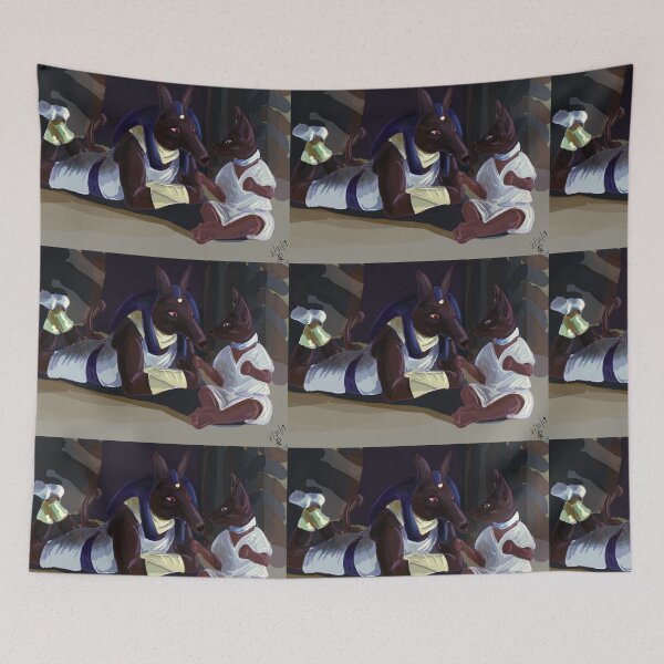 Item preview, Father and Son, Anubis and Set  designed and sold by S2Illustrations.