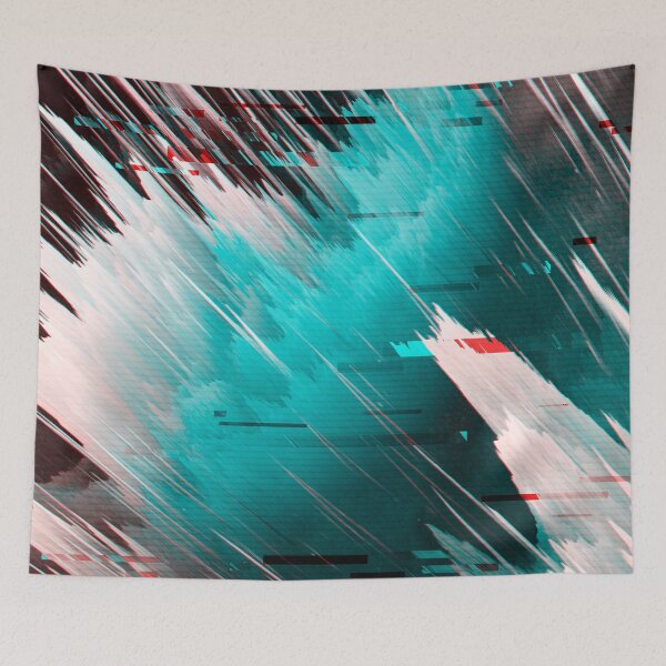 Item preview, Abstract Glitched Galaxy designed and sold by sarahhub.