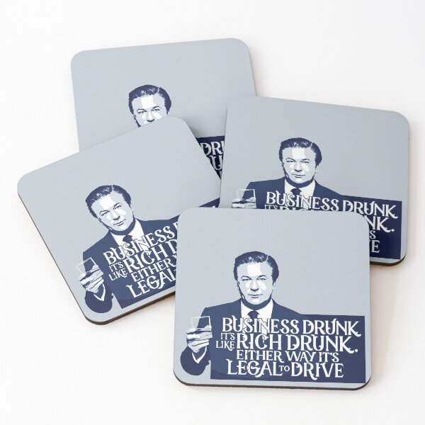 Business Drunk Coasters (Set of 4)