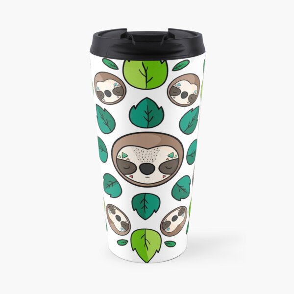 Mandala Sloth Travel Mug
