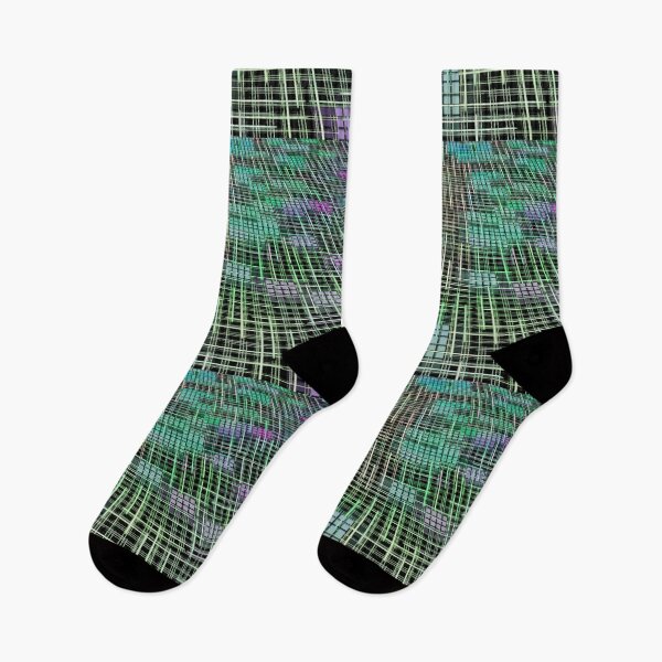 Item preview, Green and blue network grid concept pattern. designed and sold by IaroslavB.