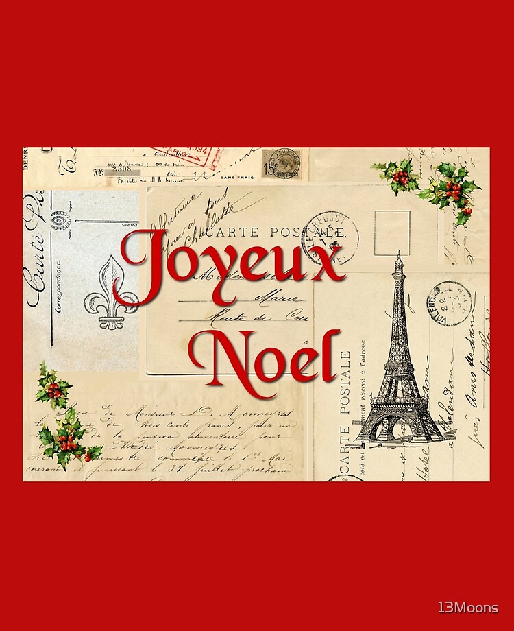 Paris Joyeux Noel Vintage Christmas Ipad Case Skin By 13moons Redbubble