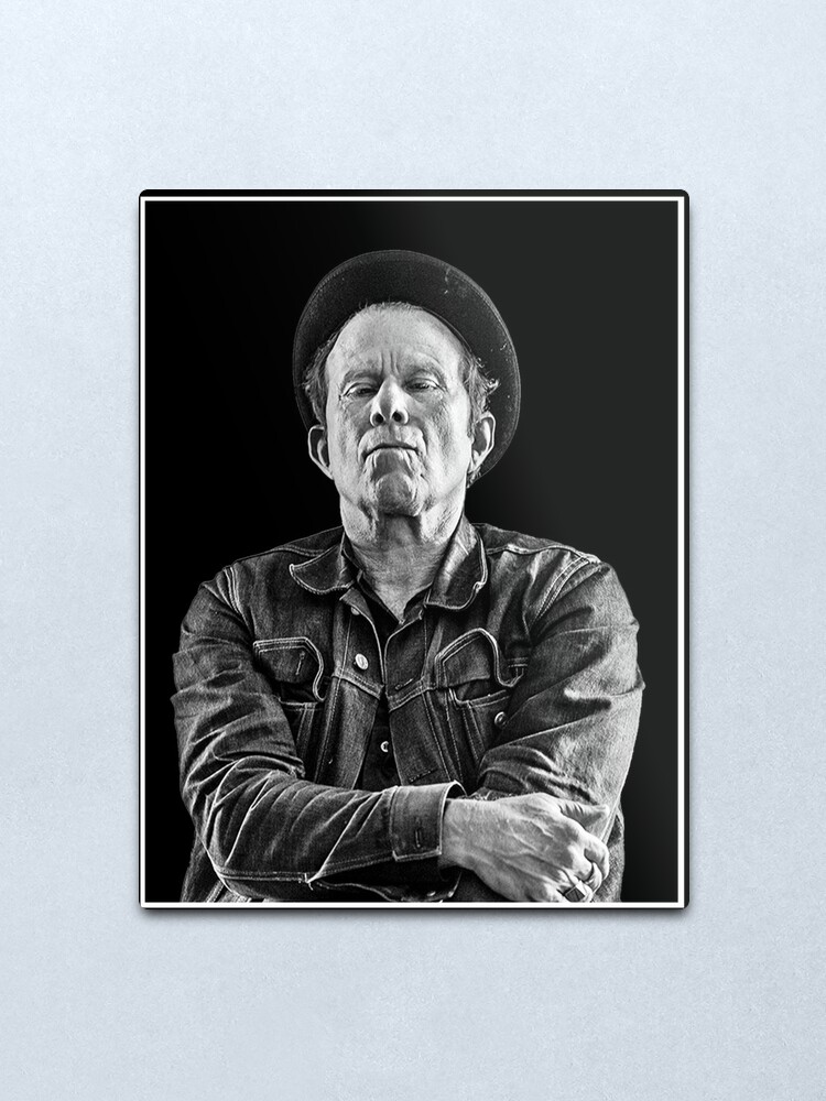 Alternate view of Tom Waits, B/W Metal Print