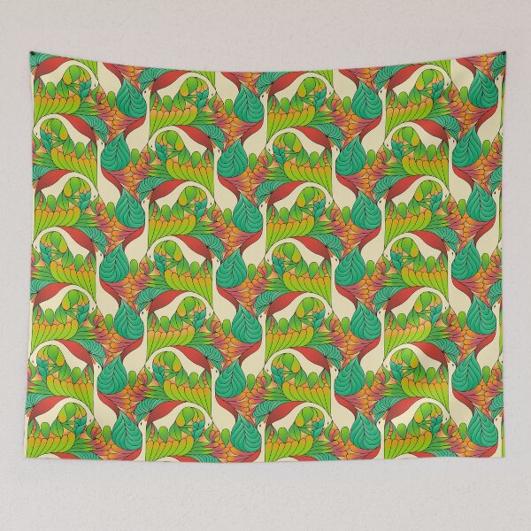 Item preview, Courting Birds - red designed and sold by Hippopottermiss.