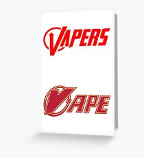 vapor sticker 2 pack Greeting Card