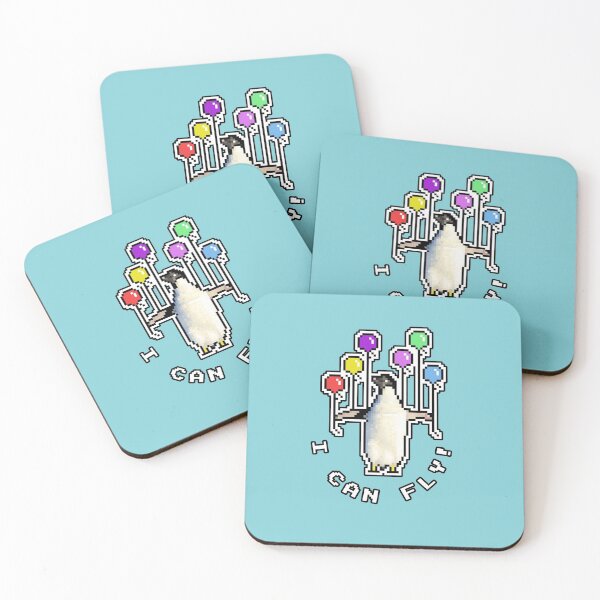 Item preview, Penguins Can Fly! Pixel Art designed and sold by suoplushie.