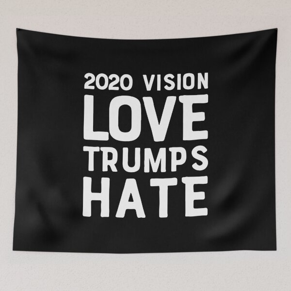 Item preview, 2020 Vision Election Love Trumps Hate President Elect Vote Premium design designed and sold by CreatedByHeidi.