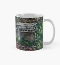 Cabin Landscape with Flowers: Watercolour Painting Mug