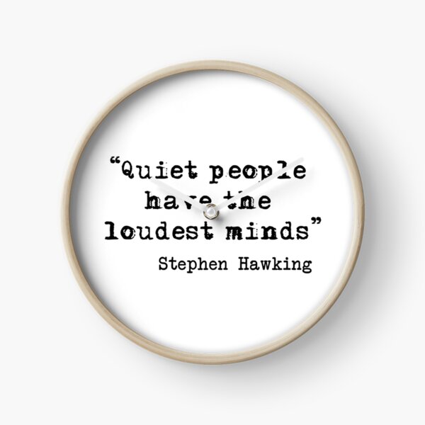 Quiet People Clock