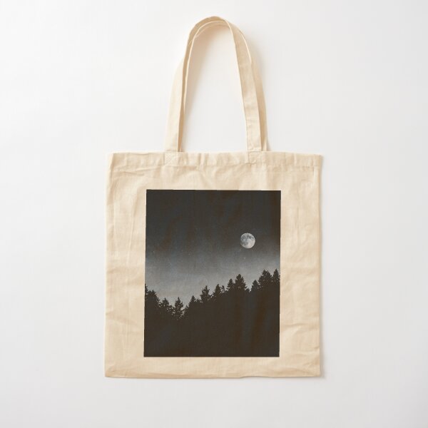 Item preview, Under Moonlight // Ghost Wood Vibes In A Dark Forest With Cascadia Trees In Magic Night Sky designed and sold by Tordis Kayma.