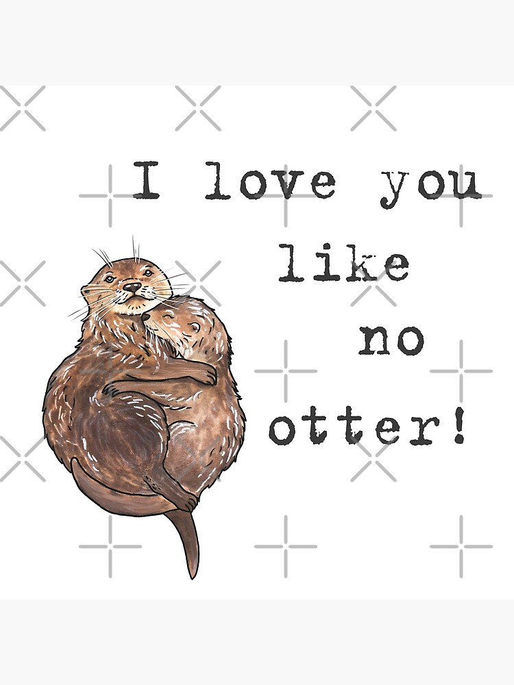 Otters - Animal series by BeeHappyShop