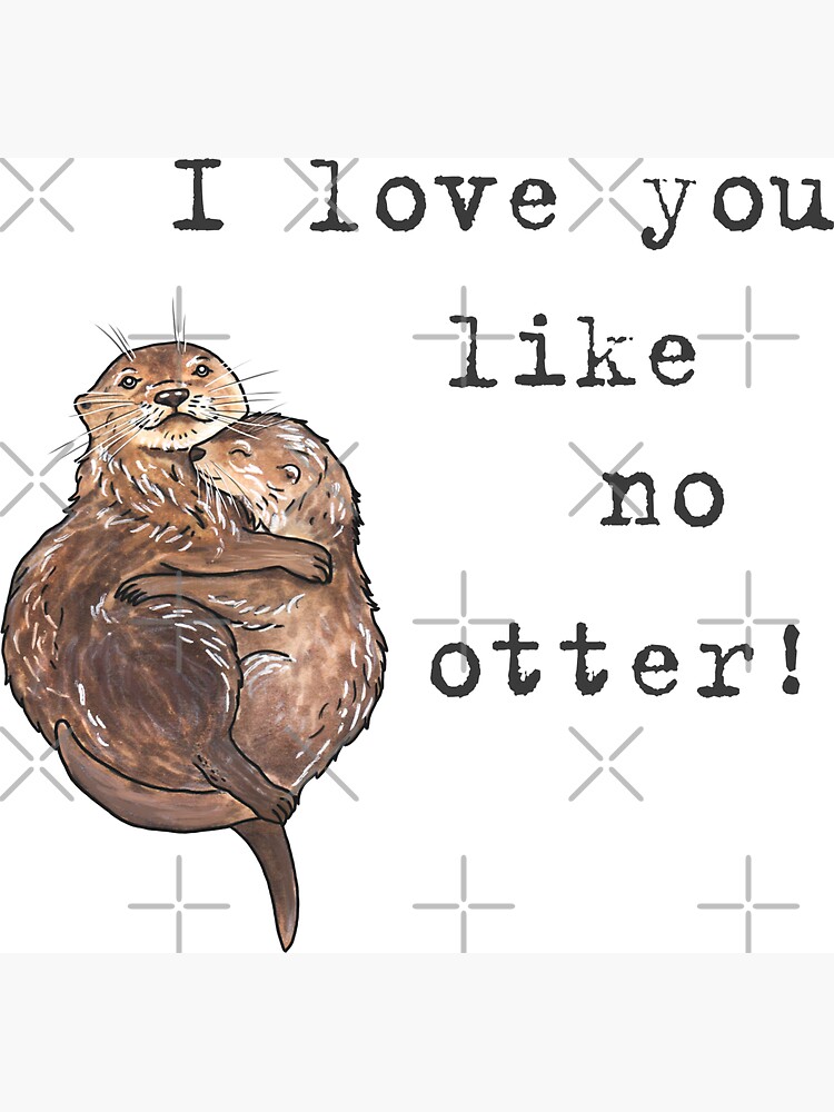 Otters - Animal series by BeeHappyShop