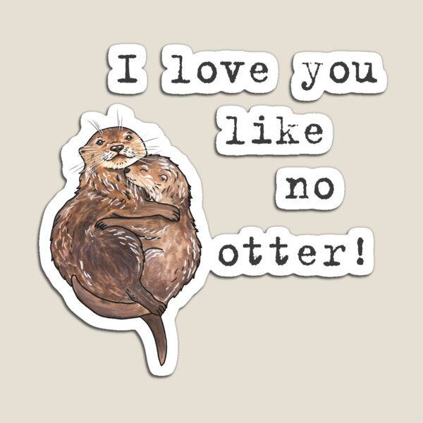 Otters - Animal series Magnet