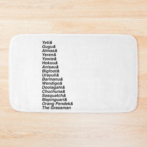 Item preview, Many names of Bigfoot list designed and sold by azule1.